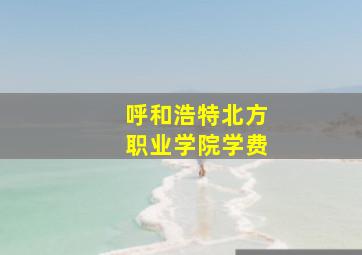 呼和浩特北方职业学院学费