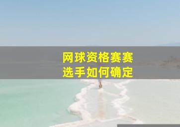 网球资格赛赛选手如何确定