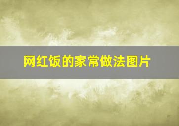 网红饭的家常做法图片