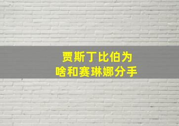 贾斯丁比伯为啥和赛琳娜分手